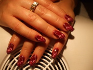 Zselés műköröm díszítés